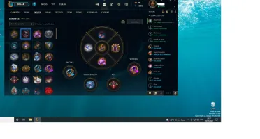 conta lol level 206 75 skins prata 1