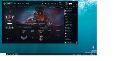 conta lol level 206 75 skins prata 1