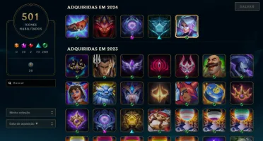 Conta LOL Parada Ex Diamante 1097 Skins Todas Ultimate