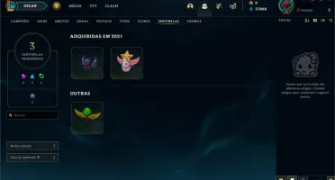 Conta LOL - Diamante IV, 73% de WR