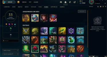 Conta LOL - Diamante IV, 73% de WR