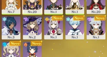 Conta Genshin AR10 Itto + Túmulo do Lobo