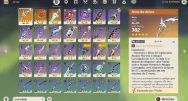 AR 45 Raiden Shogun / Zhongli + Homa entre outros T5!