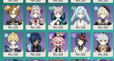 Furina C6+Bis Todos Os Arcontes! Ganyu C4! Builds feitas!