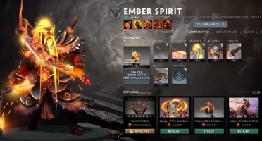 Dota 2 com itens/battlepass 2019