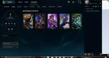 LEAGUE OF LEGEND OURO IV LV 36