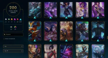 Conta Ex-Mestre(Atual:Diamante 2) /200 SKINS/Todos Champions