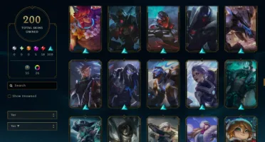 Conta Ex-Mestre(Atual:Diamante 2) /200 SKINS/Todos Champions