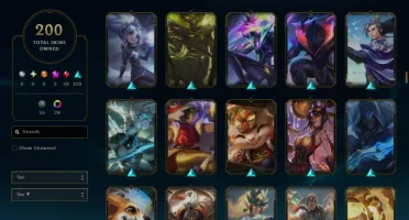 Conta Ex-Mestre(Atual:Diamante 2) /200 SKINS/Todos Champions