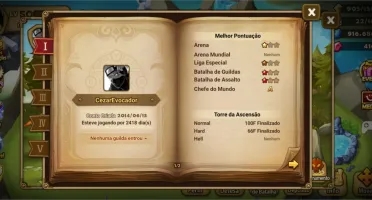 Conta Perna Global Summoners War