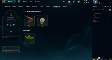 Conta gold IV 70% winrate