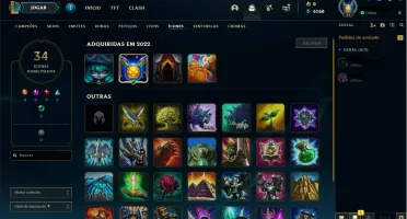 Conta gold IV 70% winrate