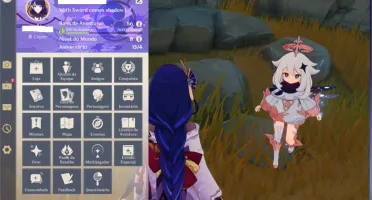 Genshin AR 56 vários personagens 5*, armas e recursos+gemas
