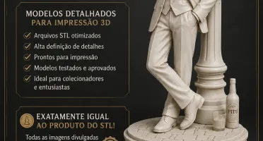 đ„ ZĂ© Pilintra STL Ultra Detalhado | Arquivo 3D Premium