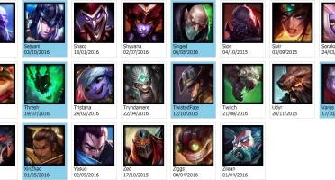 CONTA LEAGUE OF LEGENDS BR- 16 SKINS - 67 CHAMP - UNRANKED