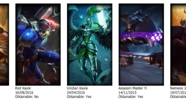CONTA LEAGUE OF LEGENDS BR- 16 SKINS - 67 CHAMP - UNRANKED