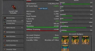 ROYAL PALADIN 190 (INABRA) - OPEN PVP
