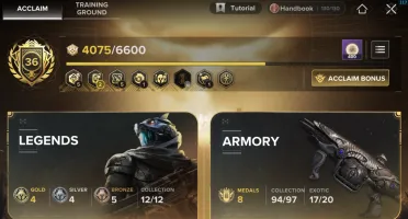 Conta Destiny Rising Top 100 LATAM Gwynn C1 70k Ning C4 68k