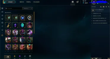 Conta League Of Legends com 328 SKINS E ALL CHAMPs