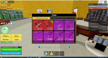 Conta Blox Fruits Lvl 2550 Max Com Fruitas, God Humam, Soul