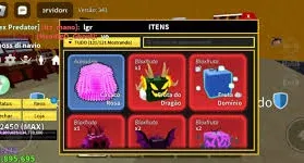 Conta Blox Fruits Lvl 2550 Max Com Fruitas, God Humam, Soul