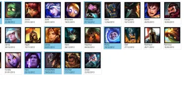 Conta unraked icones raros