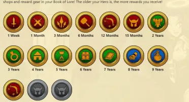 Vendo conta AQW (Adventure Quest World) antiga 10 anos