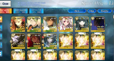 Fate GO NA - com 9 cinco estrelas