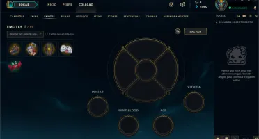 Conta League of Legends Platina IV