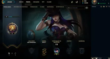 Conta lvl 17 com 400rp