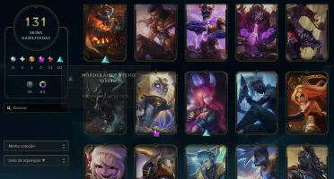 Conta Lol 131 Skins Ouro 4