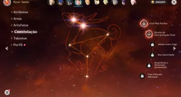 Conta Genshin Impact AR38 com Yanfei C2, Kokomi C1 e arma 5*
