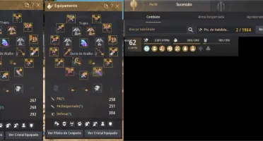 Black Desert SA mago 62 succ 559gs Email pessoal