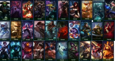 Conta League of Legends da Season 1. 84 Champ/ 96 Skins