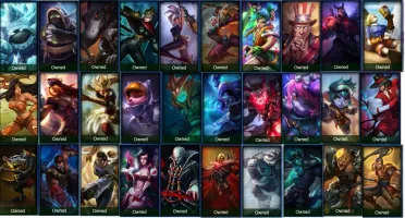 Conta League of Legends da Season 1. 84 Champ/ 96 Skins