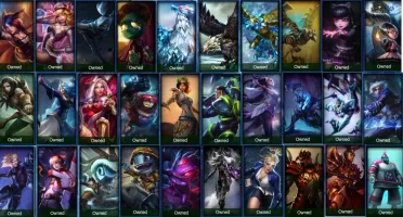 Conta League of Legends da Season 1. 84 Champ/ 96 Skins