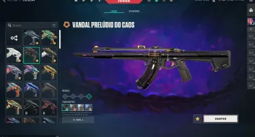Conta Valorant: Xenocaçador + Kuronami + Katana Onimaru + Fu