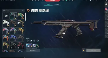 Conta Valorant: Xenocaçador + Kuronami + Katana Onimaru + Fu