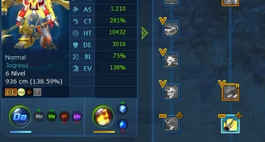Conta Servidor Omegamon LADMO SSS+