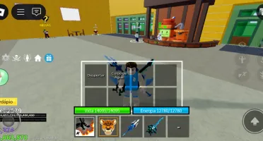 Vende-se essa conta de blox fruits v4 Full,s showdown e fish
