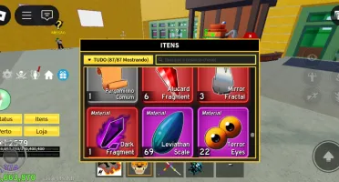 Vende-se essa conta de blox fruits v4 Full,s showdown e fish