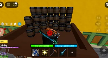 level Max com tubarão v3