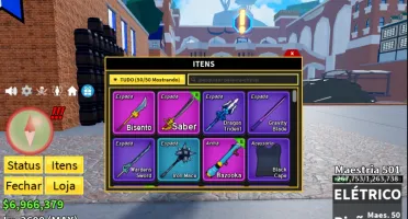 Conta do Roblox no Blox Fruits LEV 2600