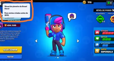 Conta Brawl Stars desde o beta, 20.000 troféus 39 brawlers.
