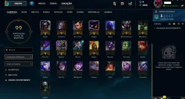 Conta League of Legends (Ouro IV)