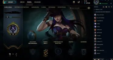 CONTA LOL LVL 30 UNRANKED 27K EA
