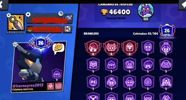 Conta brawl stars +46K troféus
