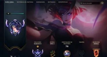 Conta Diamante 4 - Ganhando 22+ PDL - 60%winrate
