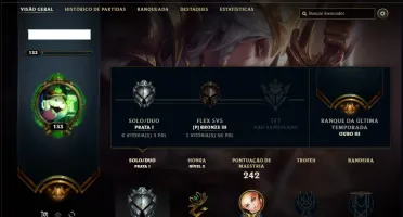 Conta prata 1 com 76 champs e 63 skins