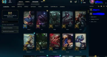 Acc LoL lvl 70 m7 yasuo m6 jax Bonze IV